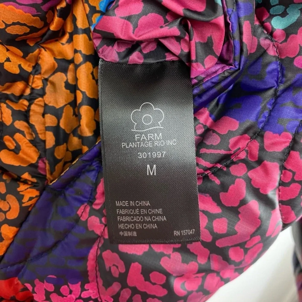 FARM Rio Colorful Patterned Puffer Jacket - Picture 7 of 9